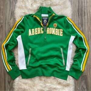 Men’s vintage Y2K Abercrombie & fitch quarter zip sweatshirt soccer rugby